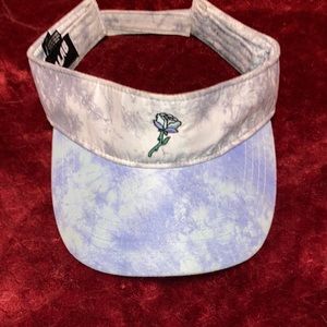 Velcro visor hat Color blue gray white